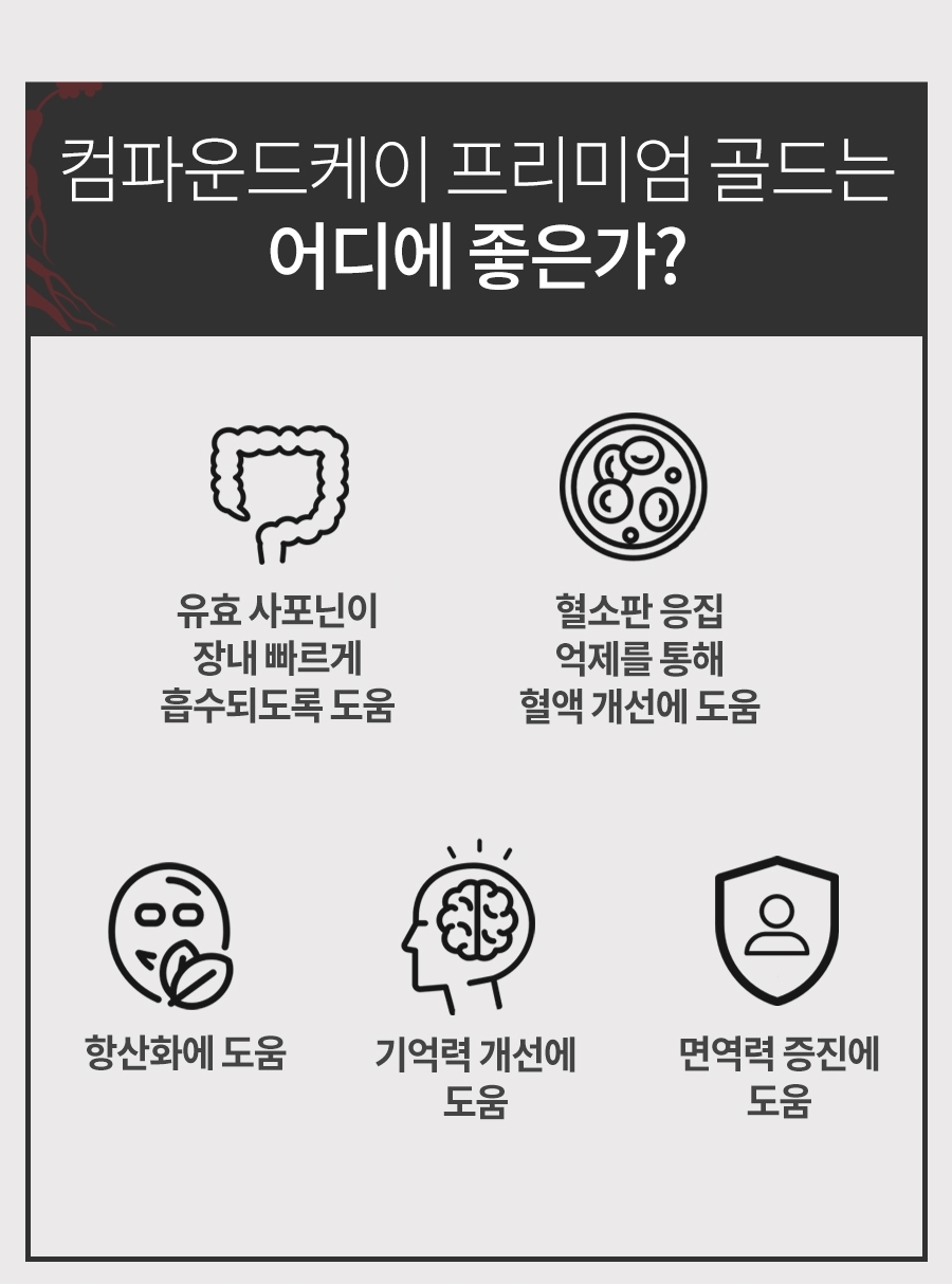 Korea Ginseng D &amp A CK Compound K Red Ginseng P