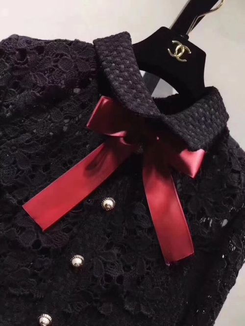 New Women Dress Imported GG Flower Embroidery Twee