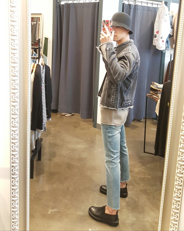 Korea Jeans Pants Relief Soft Slim Cut Jean Casual