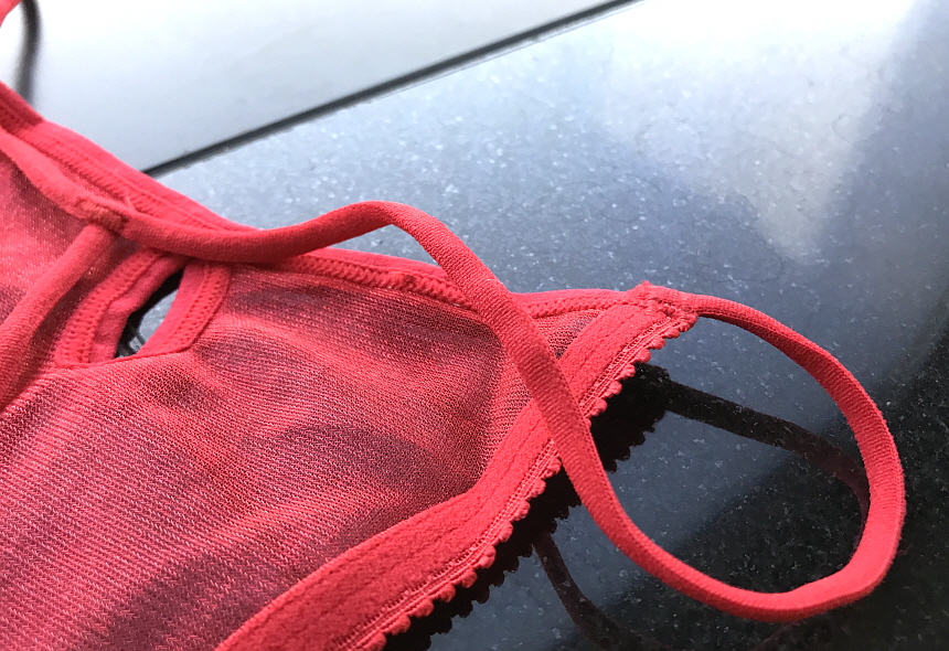 Women Underwear Sexy see-through pearl mesh bendin