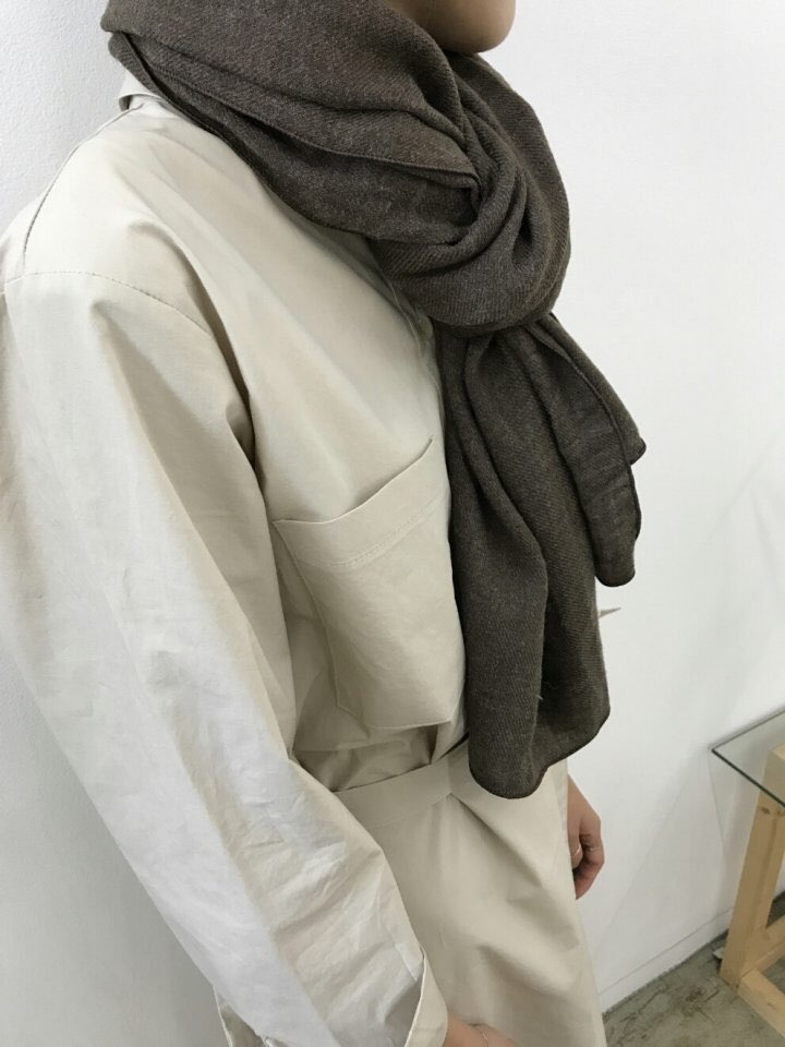 Autumn muffler Women's coordination gift Simple