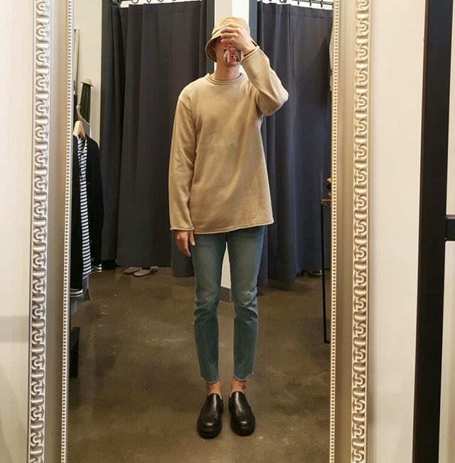 Korea Jeans Pants Relief Soft Slim Cut Jean Casual
