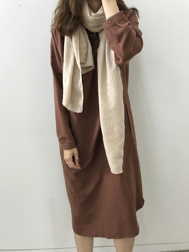 Autumn muffler Women's coordination gift Simple