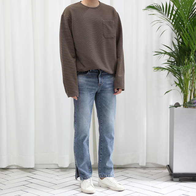 Korea Jeans Pants 2191 Denim Denim Pants Jeans Loo