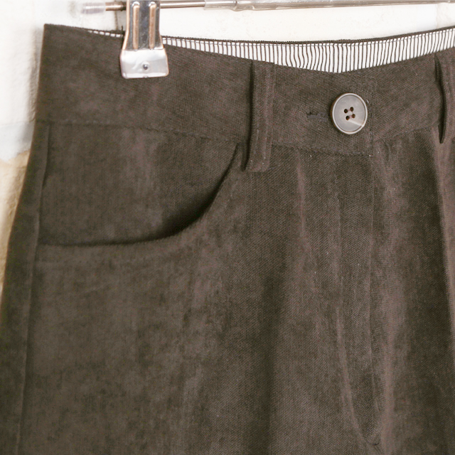 Women Short Pants Warm Polo A Line Suede Shorts S,