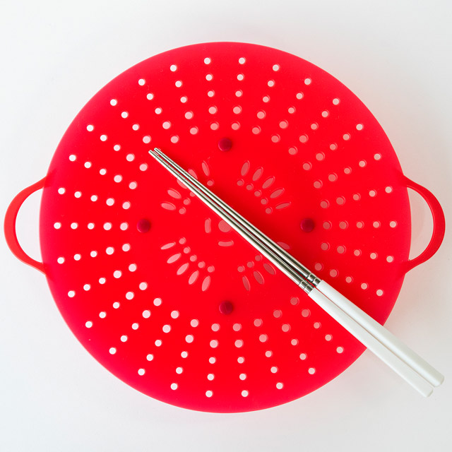 Silicone steam cooker steamed sauce pan steamed po