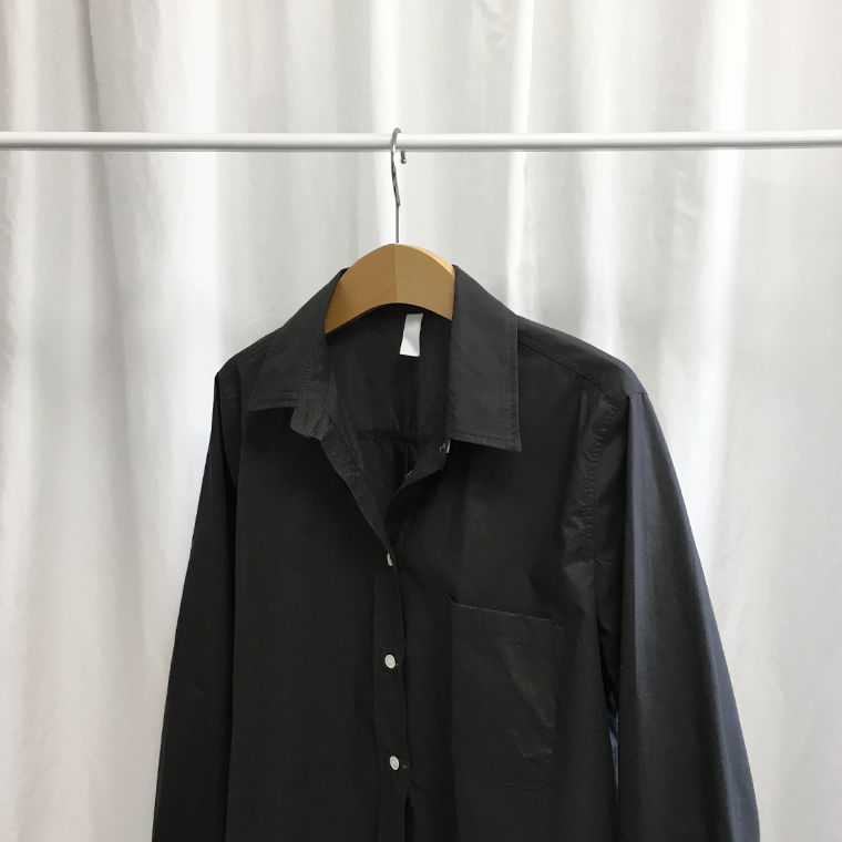 Free shipping long sleeve loose-fitting basic cott