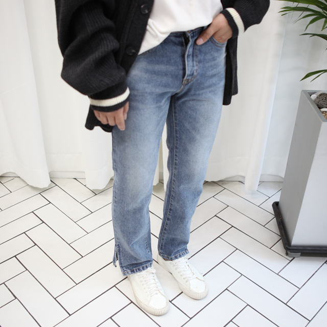 Korea Jeans Pants 2191 Denim Denim Pants Jeans Loo