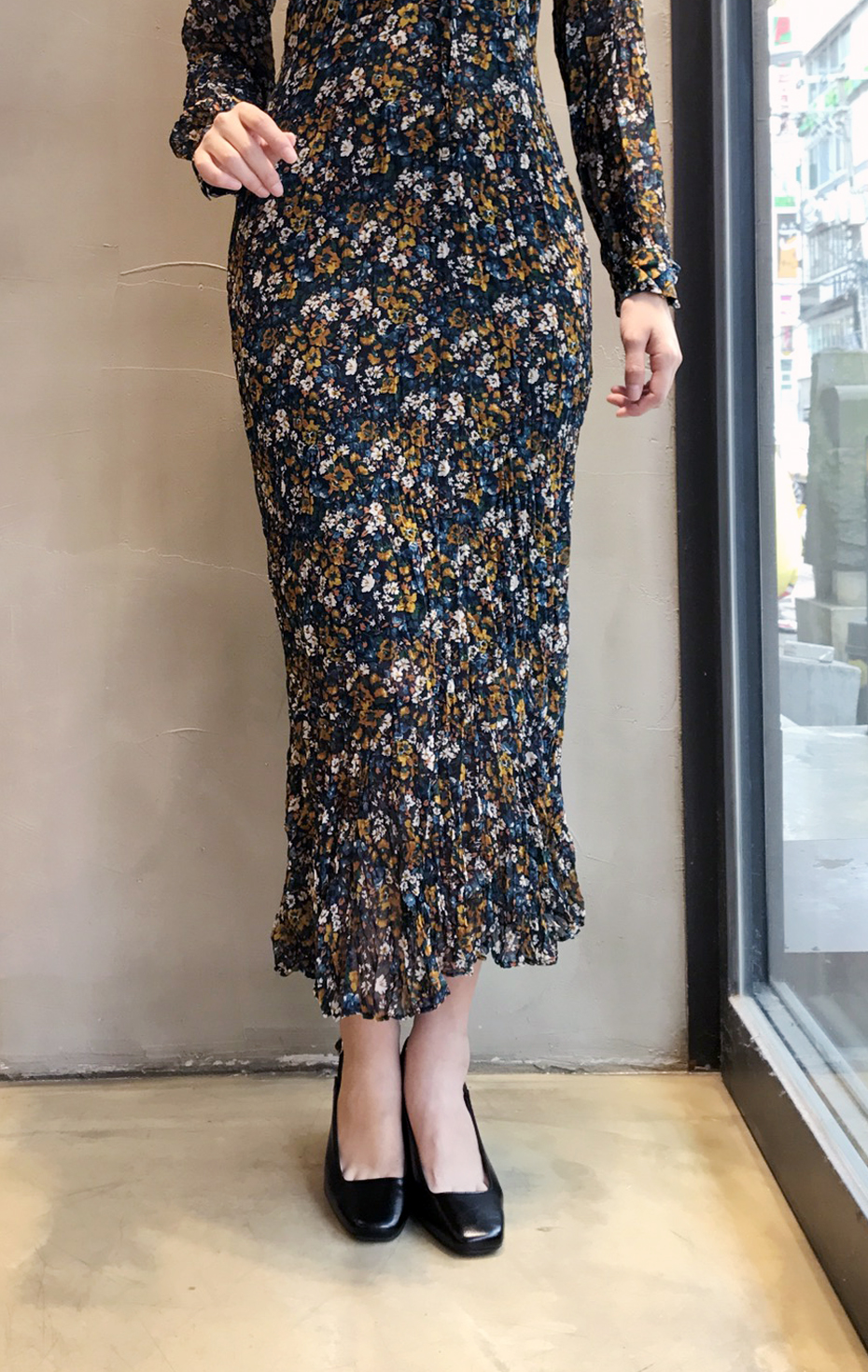 New Women Dress Free Shipping Flower Dress Frilly 