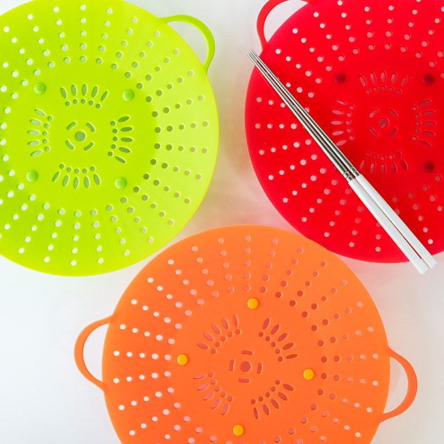 Silicone steam cooker steamed sauce pan steamed po