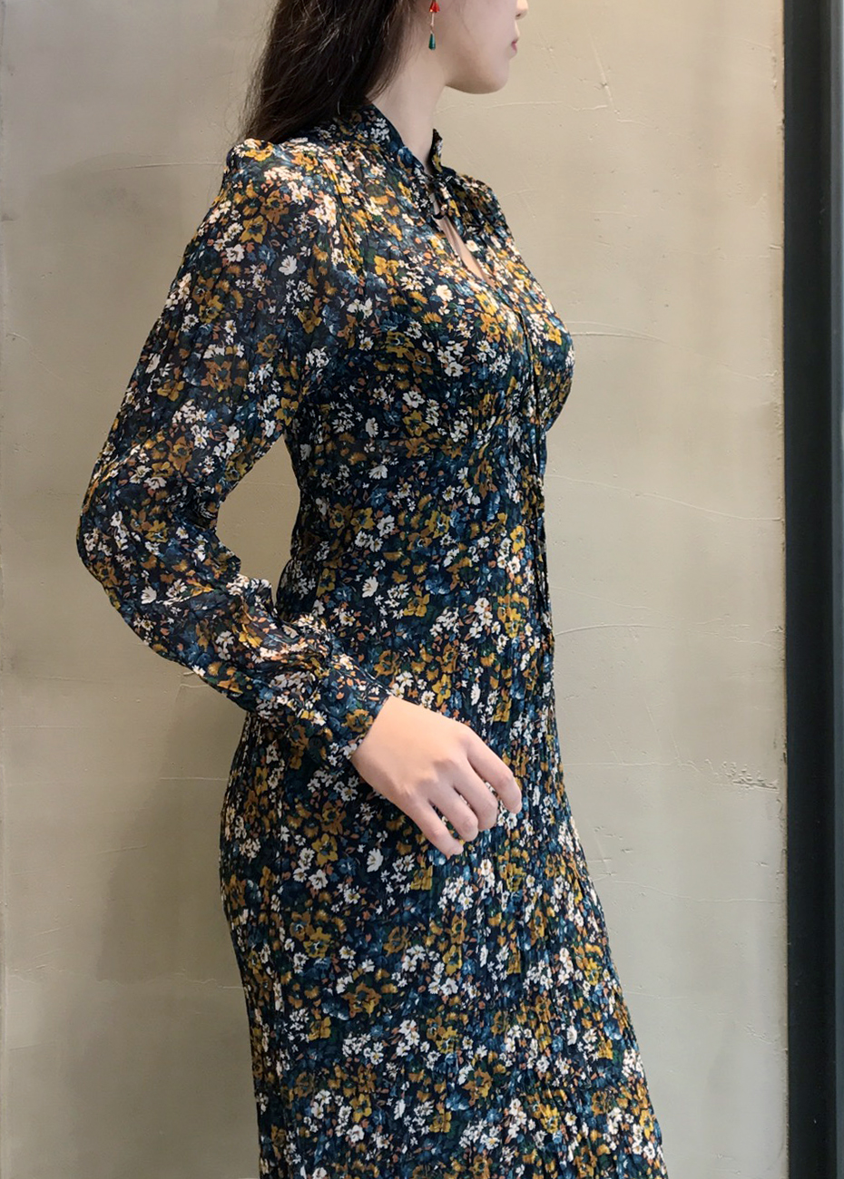 New Women Dress Free Shipping Flower Dress Frilly 