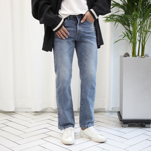 Korea Jeans Pants 2191 Denim Denim Pants Jeans Loo