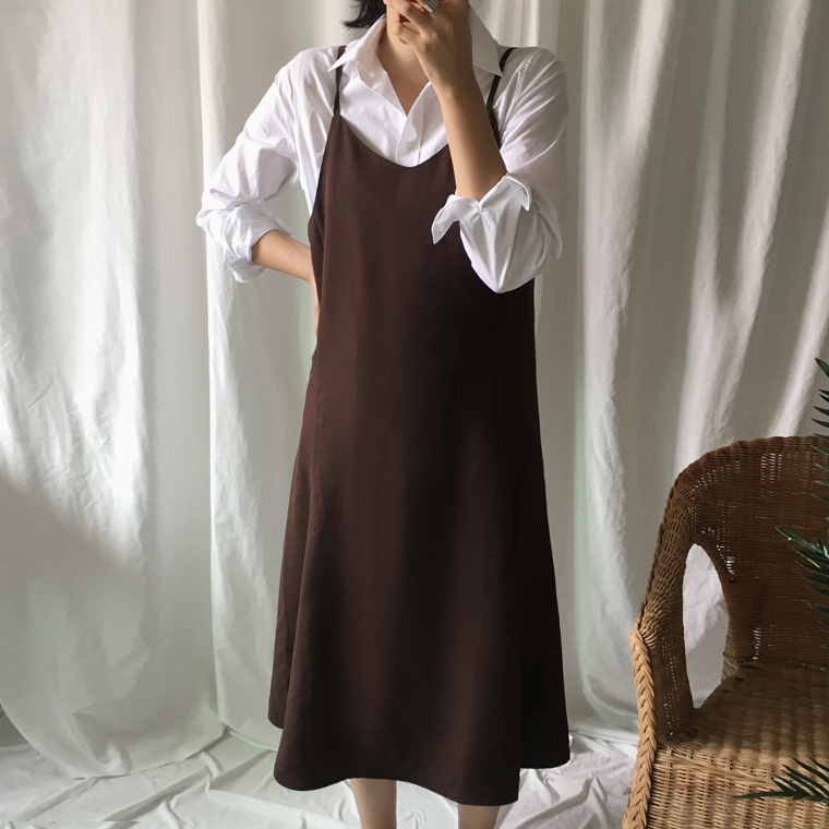 Free shipping long sleeve loose-fitting basic cott