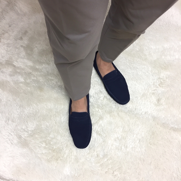 Driving shoes suede loafers 8color Stylish men Cas