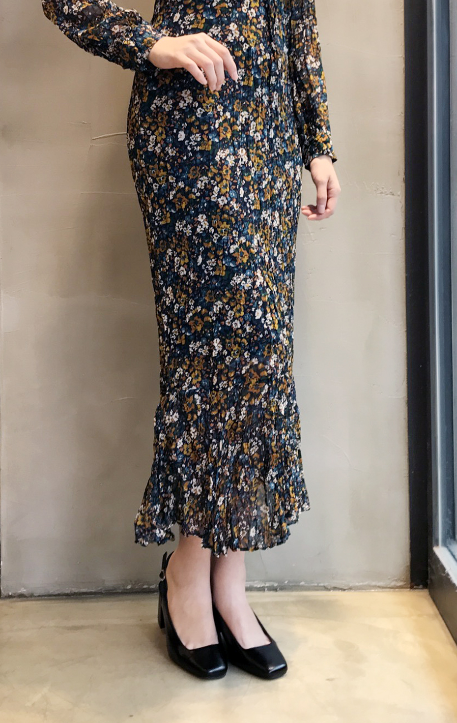 New Women Dress Free Shipping Flower Dress Frilly 