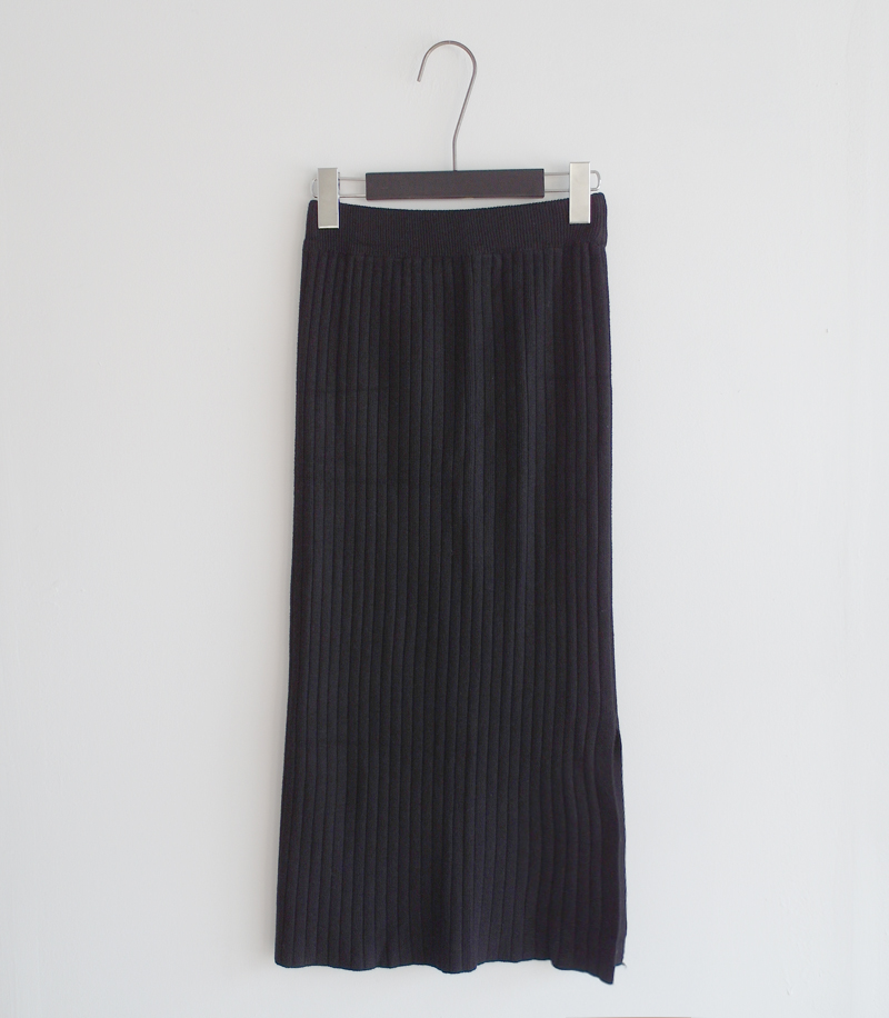 Wool 100 knitted goose skirt banding Long top long