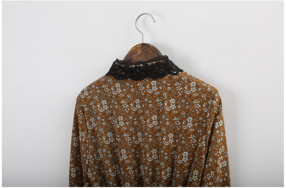 New Women Dress DH Women's Lace Color Flower Dr