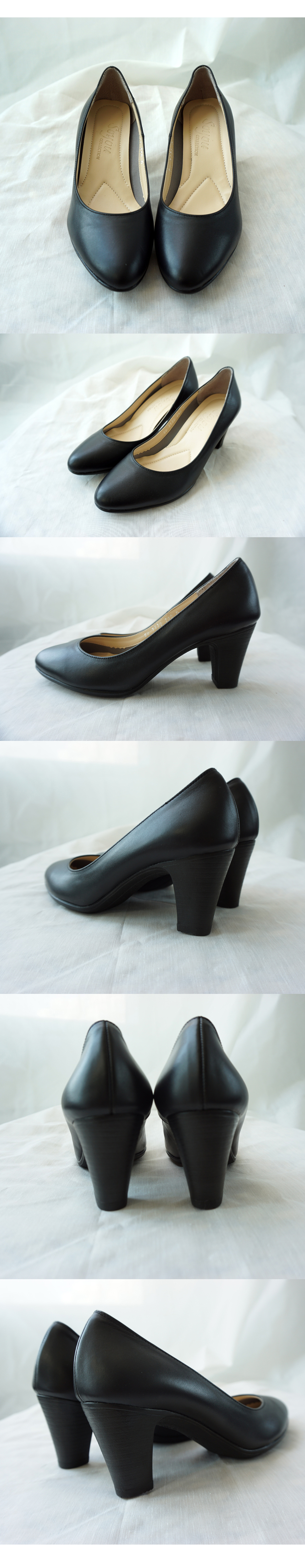 Natural Cowhide Women Unisex Interview Shoes Crew 