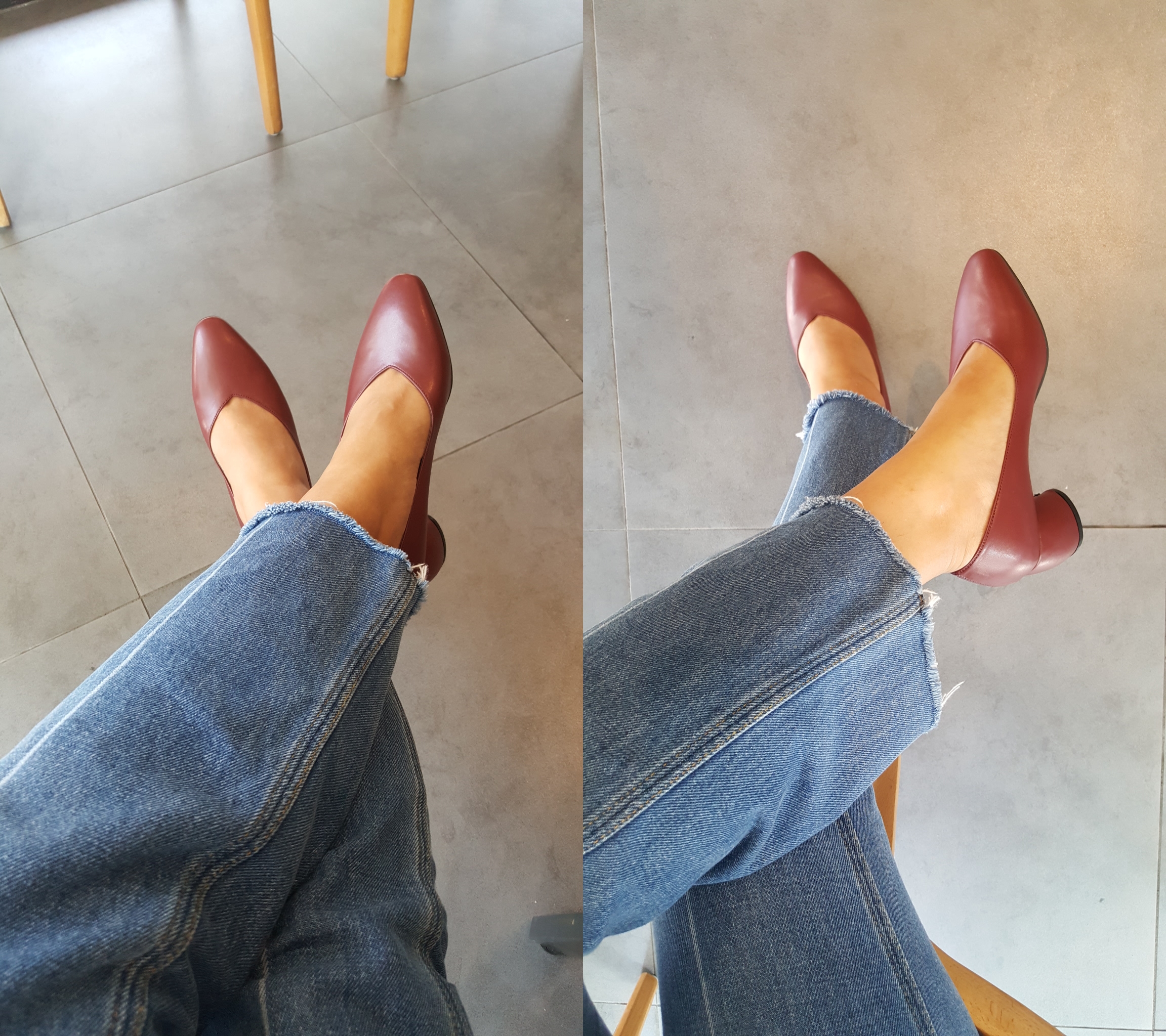 Retro Mid-Hill Pumps cm Shoes Slipper Heel 6CM or 