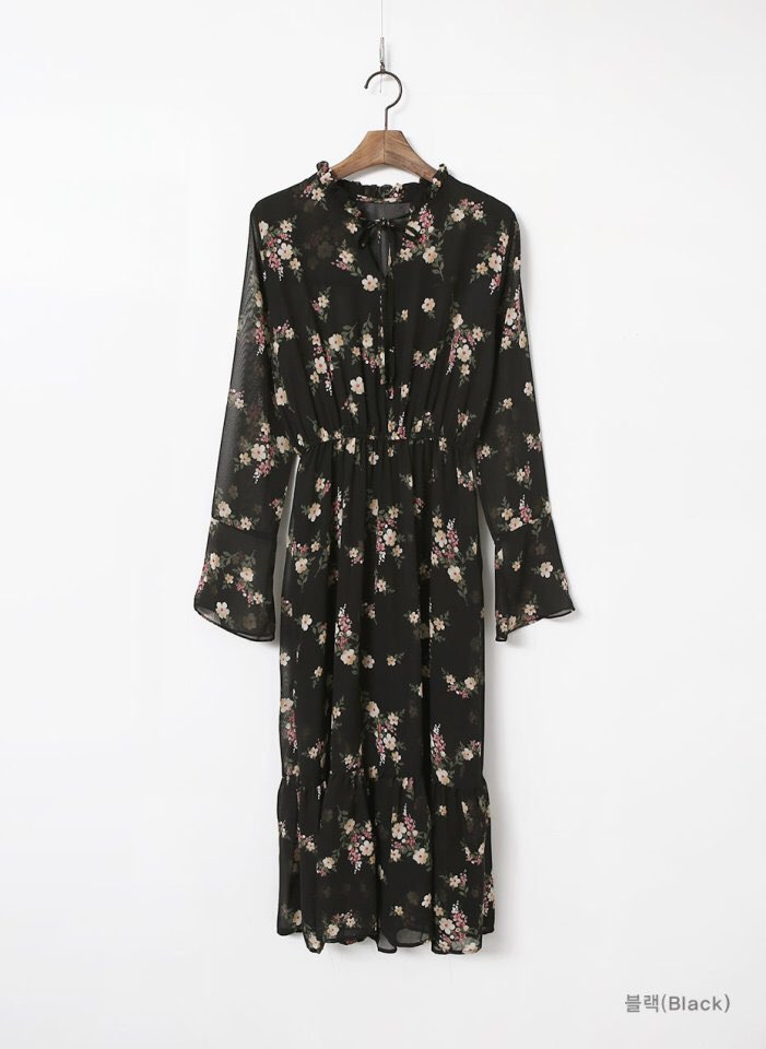 New Women Dress Heavenly sky Creeper Chiffon Flowe