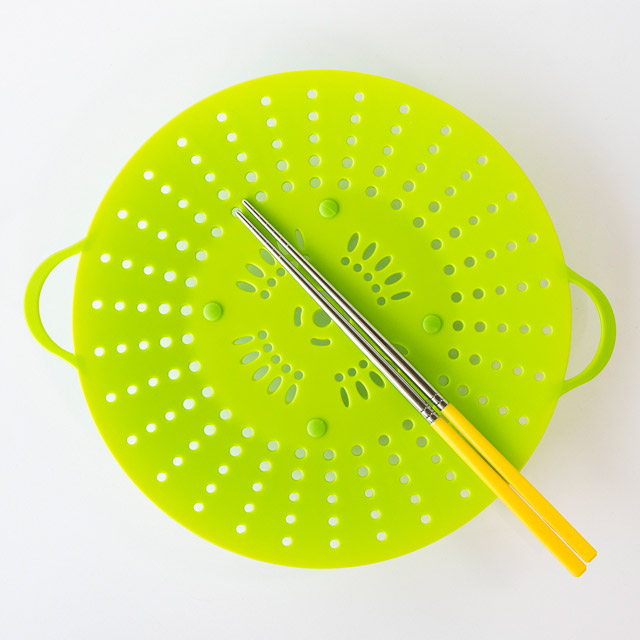 Silicone steam cooker steamed sauce pan steamed po