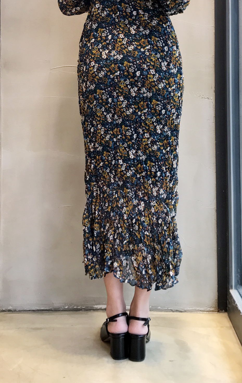 New Women Dress Free Shipping Flower Dress Frilly 