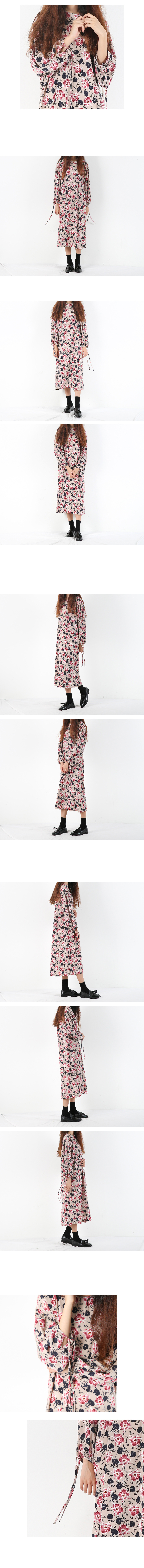 New Women Dress Pansy Flower Dress 3 Colors