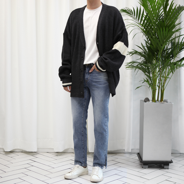 Korea Jeans Pants 2191 Denim Denim Pants Jeans Loo