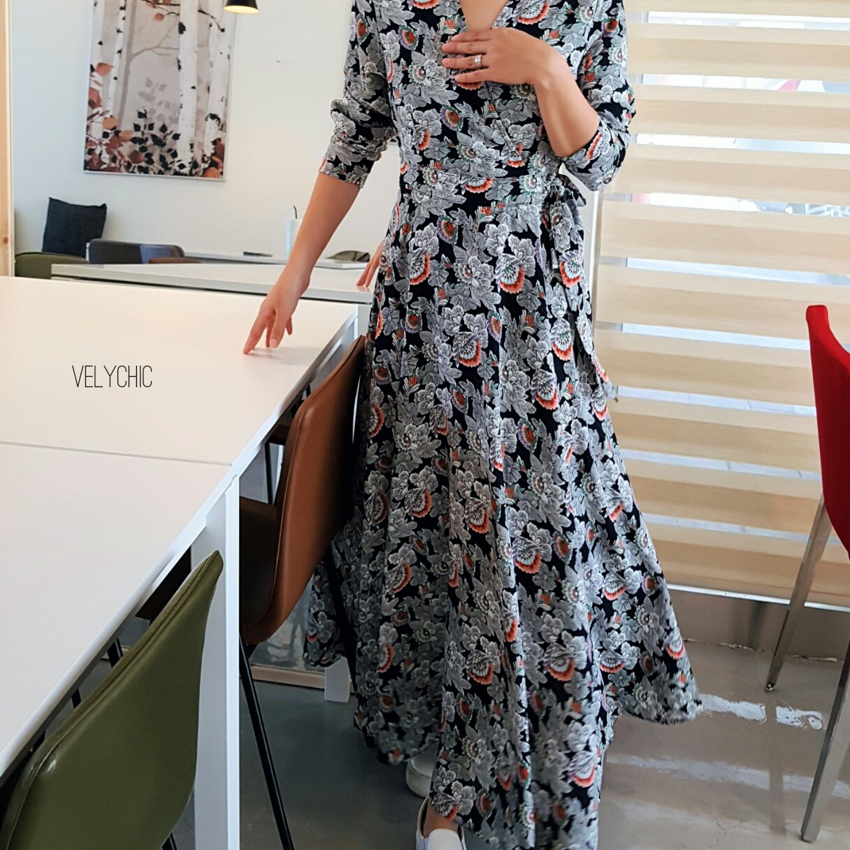 New Women Dress Flower Maxi Dress MOM 30 Women'