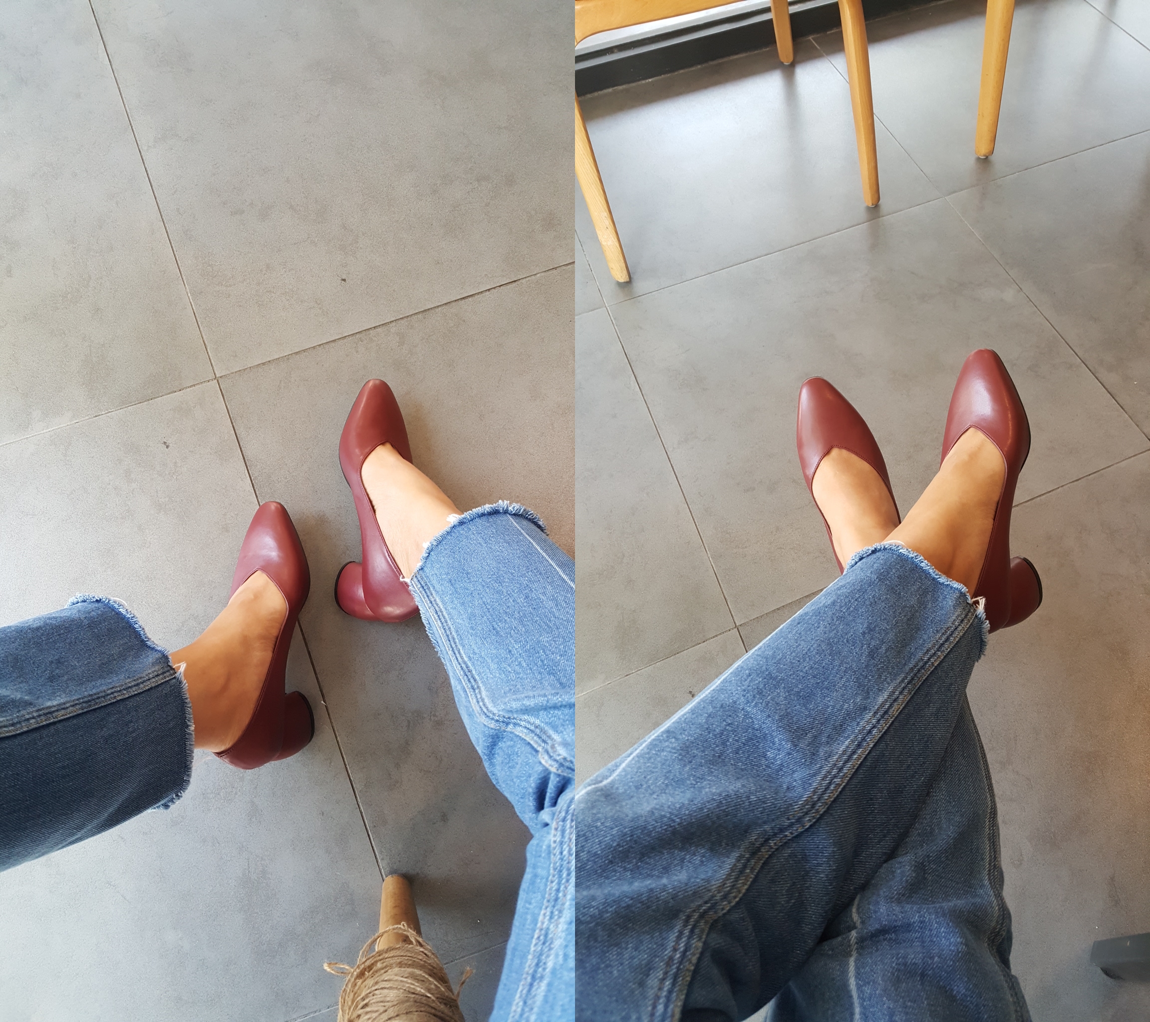 Retro Mid-Hill Pumps cm Shoes Slipper Heel 6CM or 