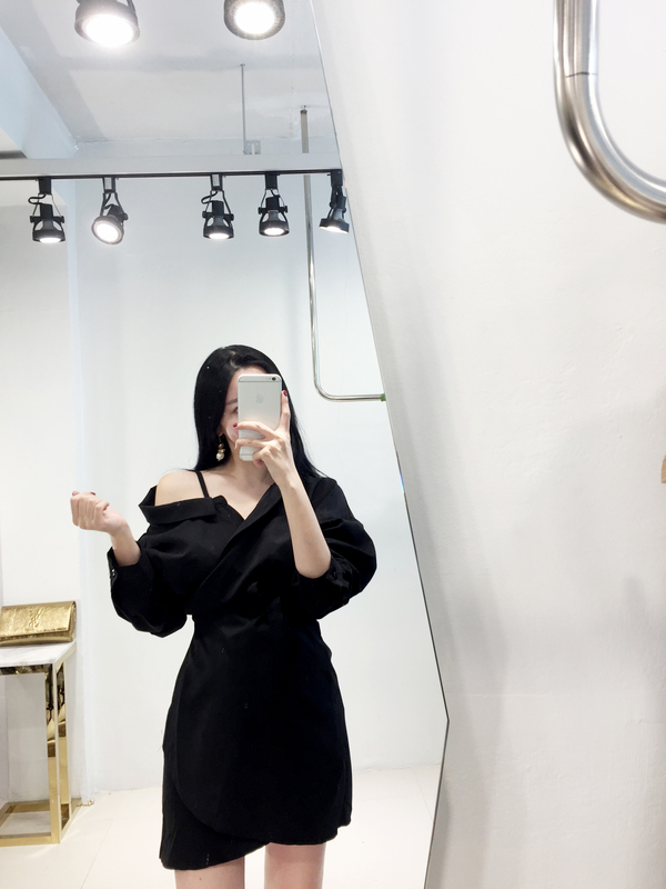 Suede Uncorked Dress One-piece goddess dress Basic