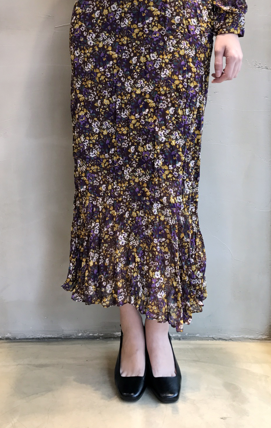 New Women Dress Free Shipping Flower Dress Frilly 