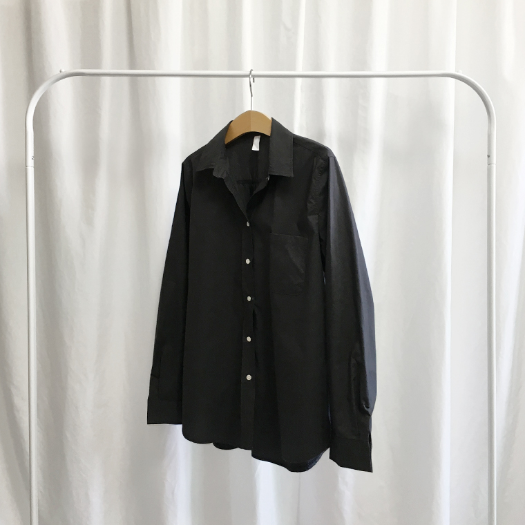 Free shipping long sleeve loose-fitting basic cott