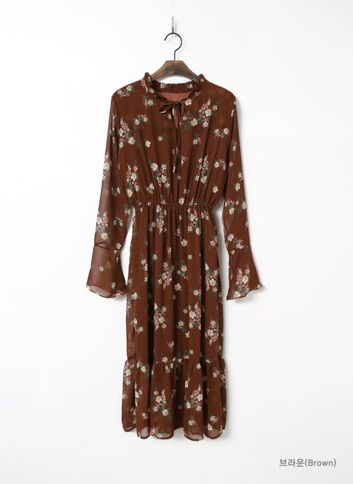 New Women Dress Heavenly sky Creeper Chiffon Flowe