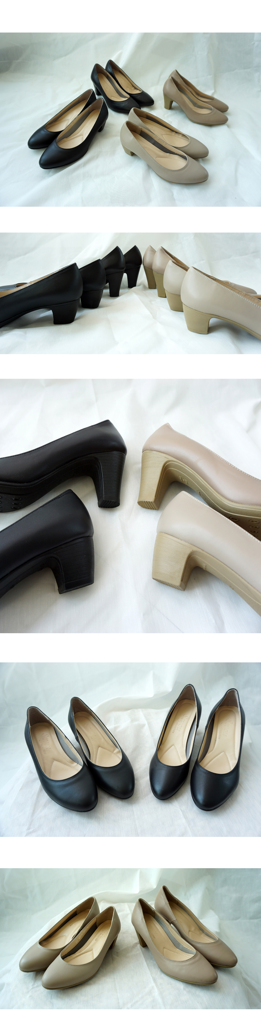 Natural Cowhide Women Unisex Interview Shoes Crew 