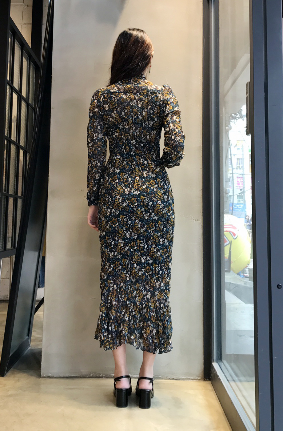 New Women Dress Free Shipping Flower Dress Frilly 