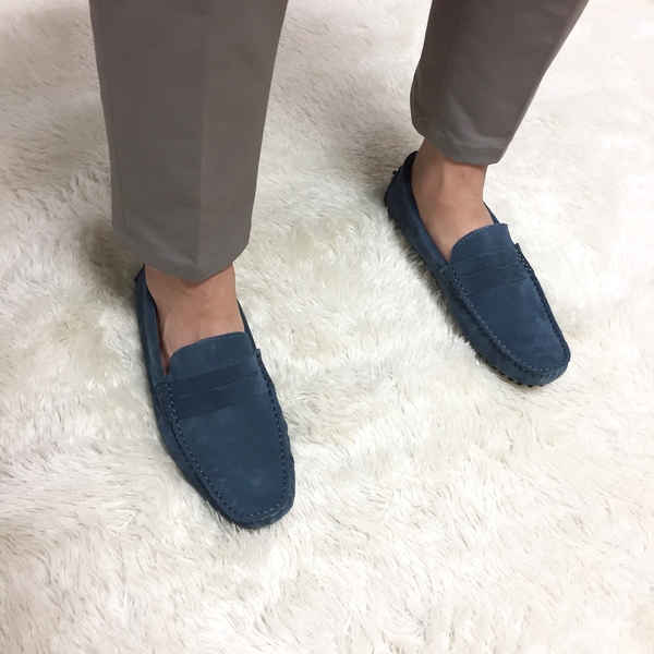 Driving shoes suede loafers 8color Stylish men Cas