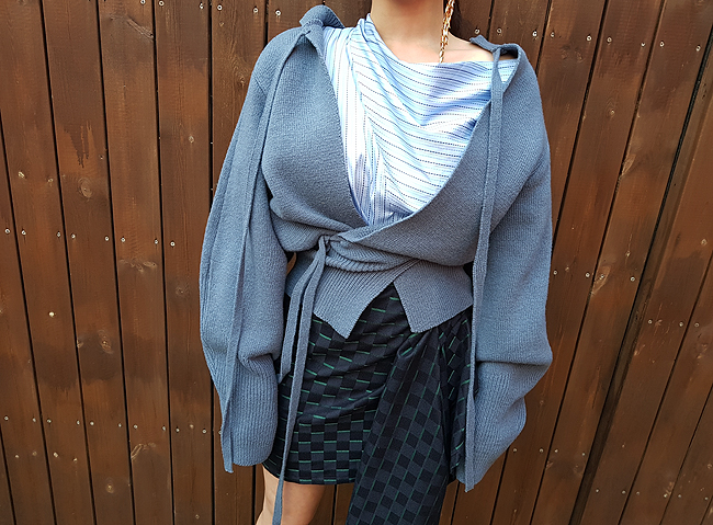 Jur Moe Unbalance Mini Skirt Fall