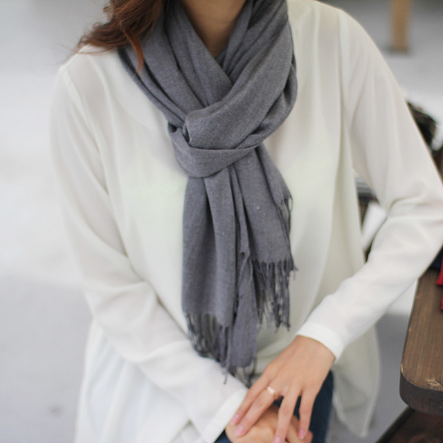 1 + 1 cashmere muffler female men shawl autumn win