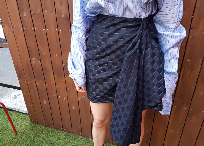 Jur Moe Unbalance Mini Skirt Fall