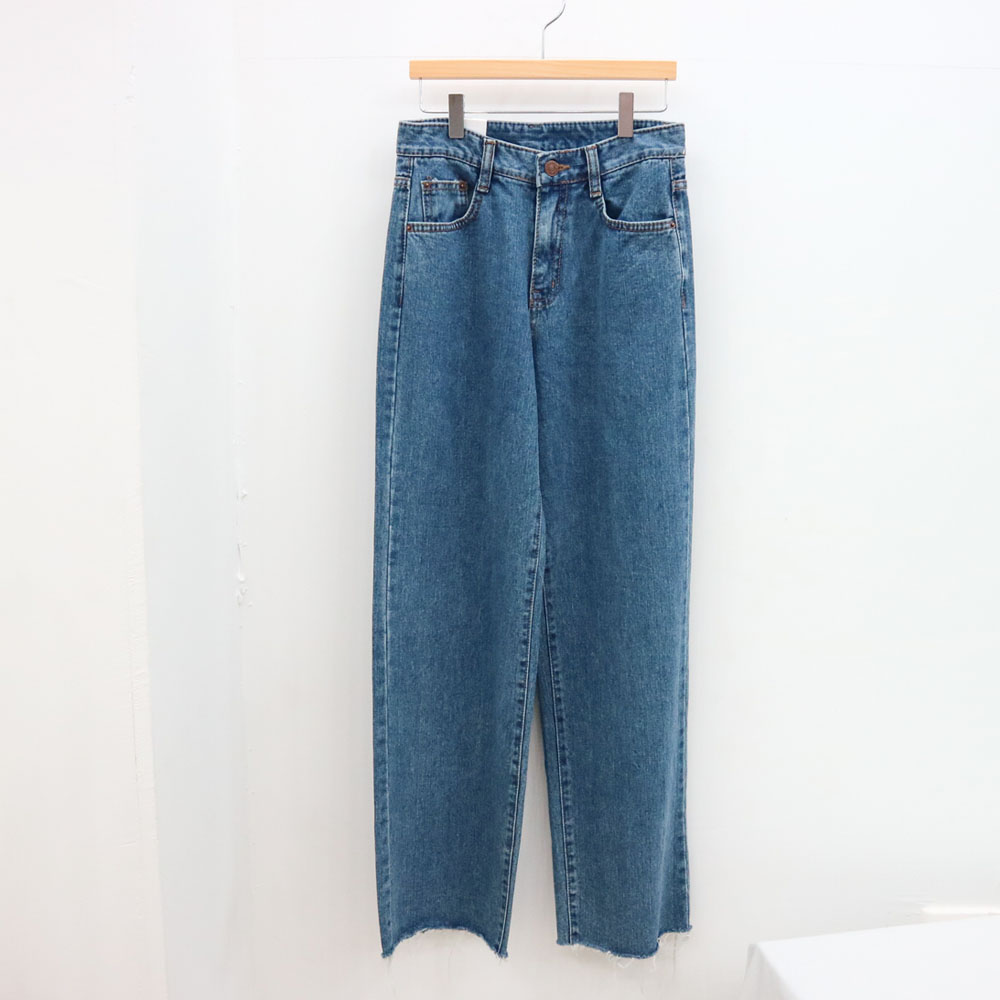 Women Jeans Pants Fall High Waist Long Wide Wide D