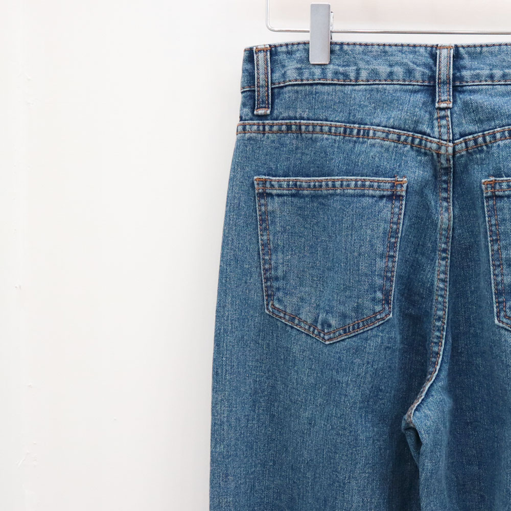 Women Jeans Pants Fall High Waist Long Wide Wide D