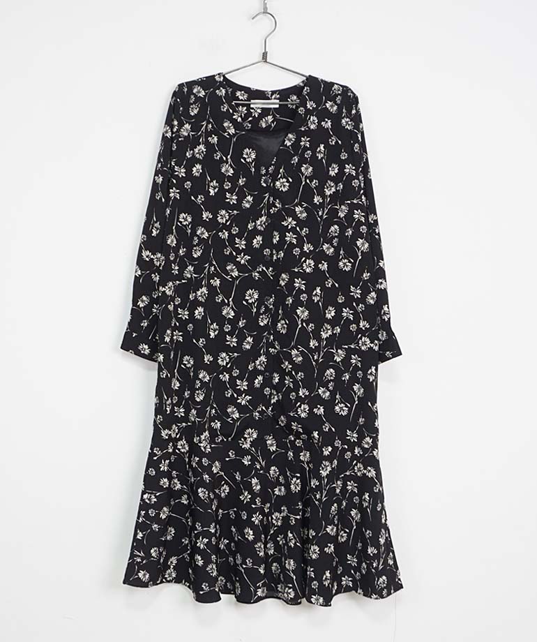 New Women Dress Kinfolk Flower Dress Women's yo