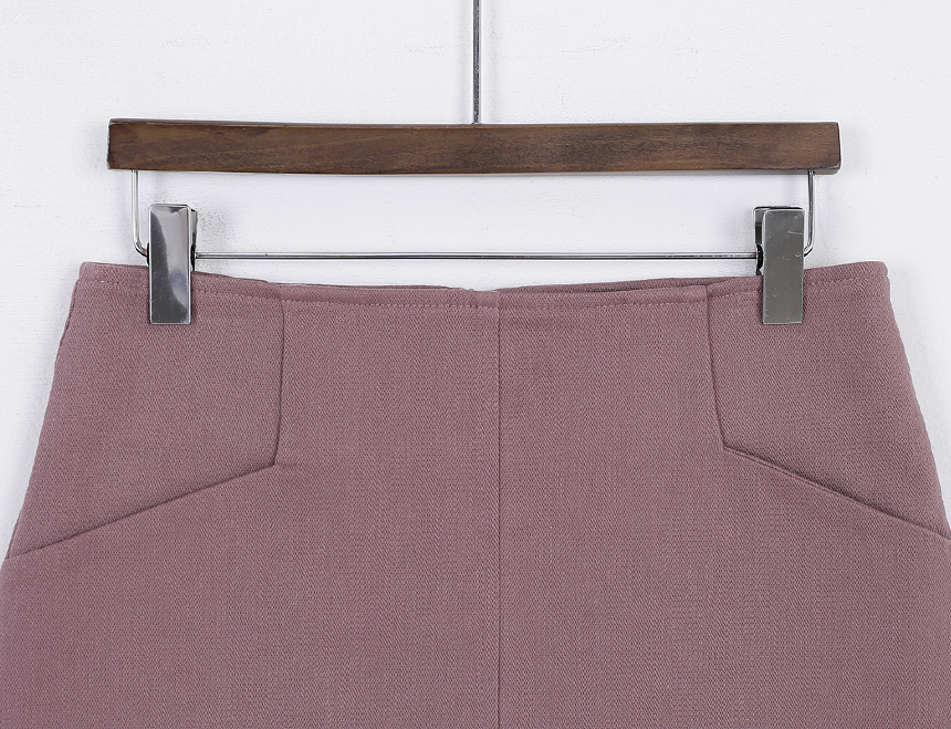 Dear A-line pocket mini skirt 4color Ballack coord