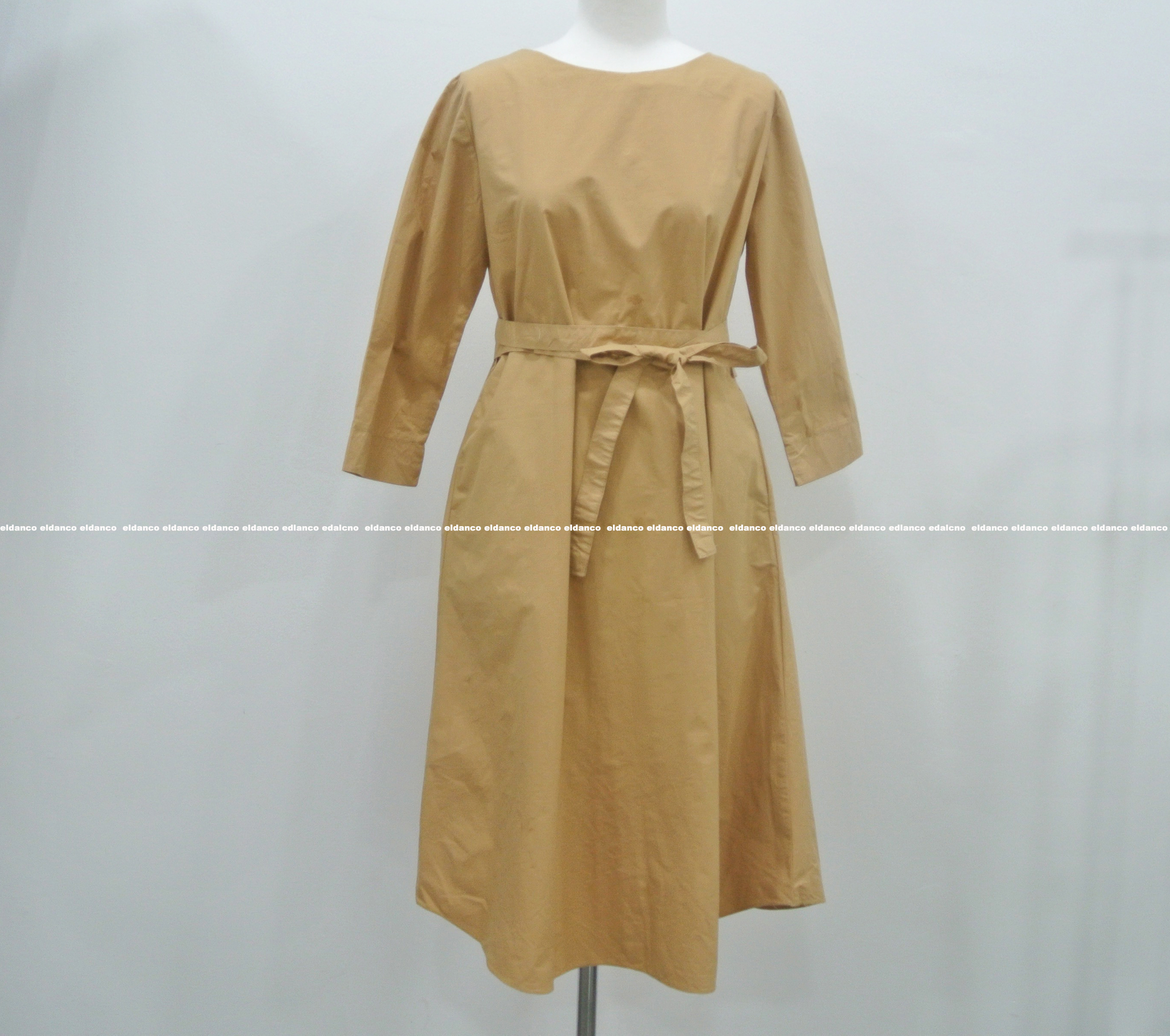 Ruzupit double-sided buttons Long dress Pregnant w