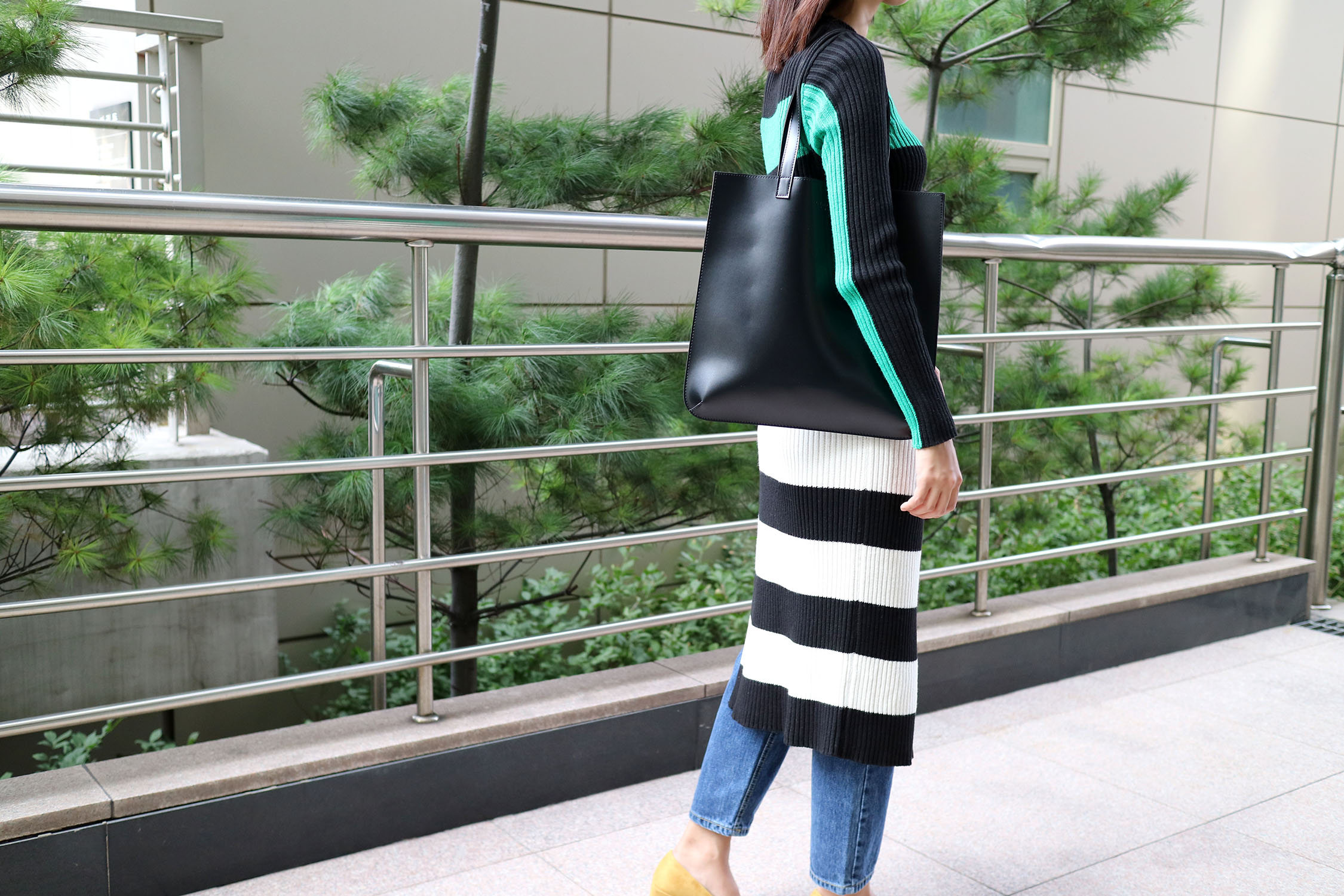 Leather Eco Bag Shopper Purse Bag Coordinator Work