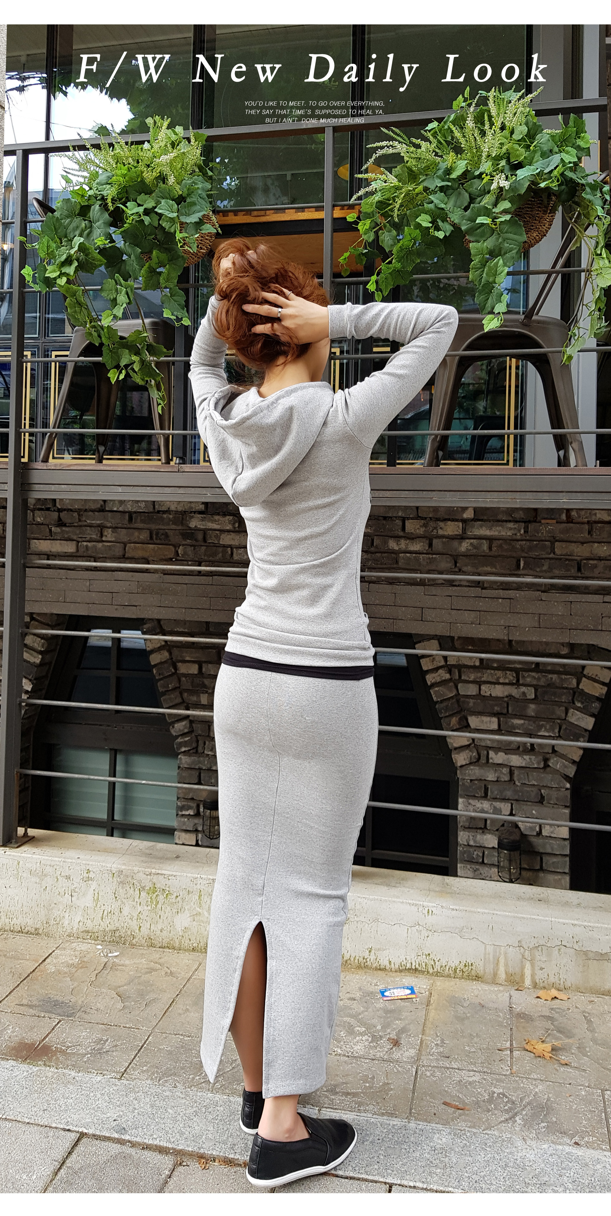 DD Long Skirt Training Set Black Chic Look Key Sma