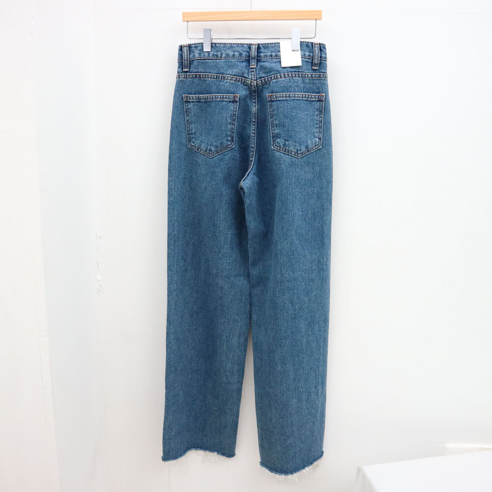 Women Jeans Pants Fall High Waist Long Wide Wide D