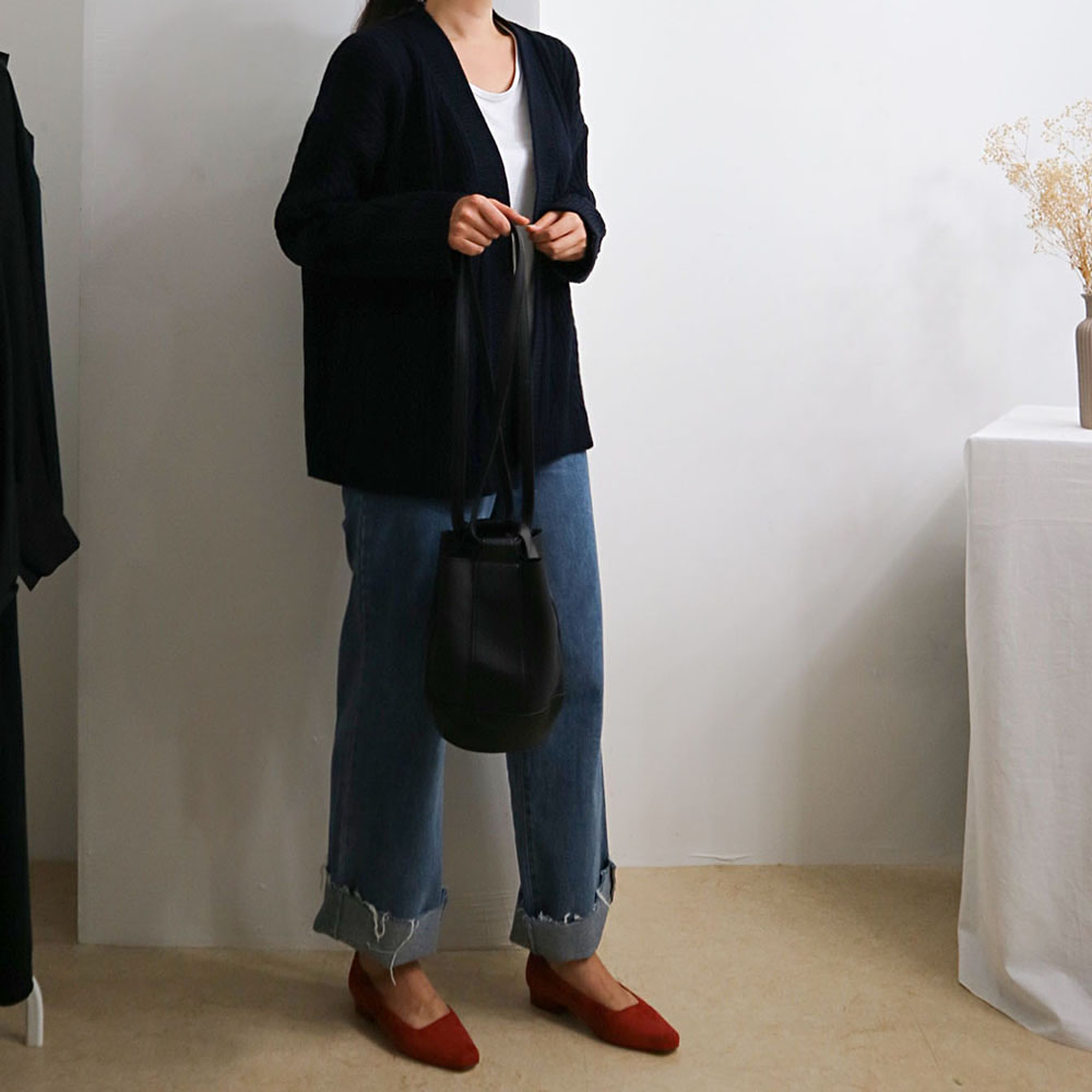 Women Jeans Pants Fall High Waist Long Wide Wide D