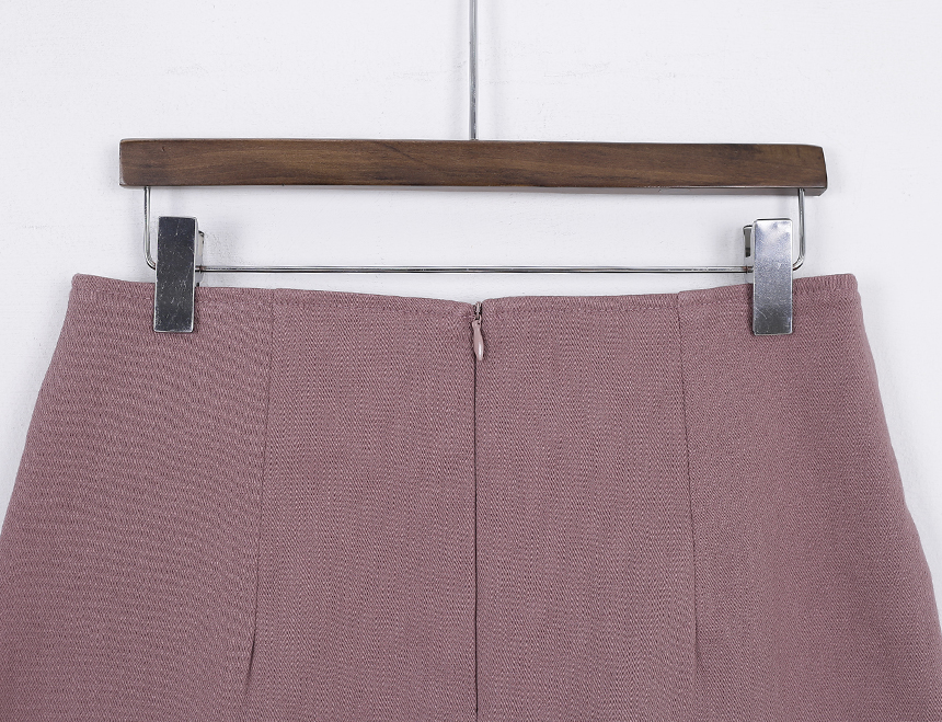 Dear A-line pocket mini skirt 4color Ballack coord